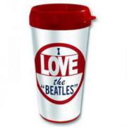 Кружка в дорогу "I Love The Beatles"