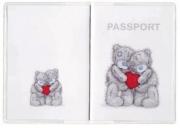 Обложка на паспорт "Мишка Тедди"