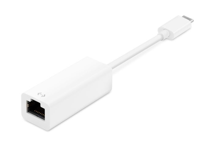 Для подключения к сети Ethernet вам необходим адаптер, такой как Belkin USB-C / Gigabit Ethernet Adapter, который доступен на   Амазонка   за 24 доллара