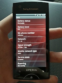 Sony Ericsson Xperia ray ST18i   Виробник   Sony Ericsson   Операційна система   Android   4