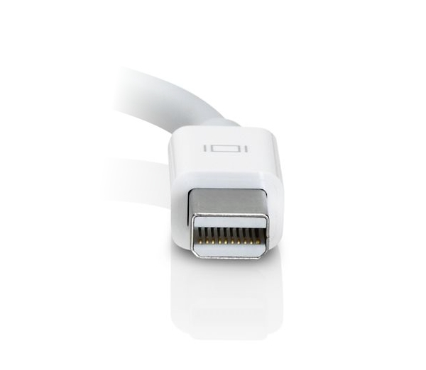 Mini DisplayPort   Сумісний (через адаптери) з моніторамі VGA, DVI, Dual-Link DVI и HDMI